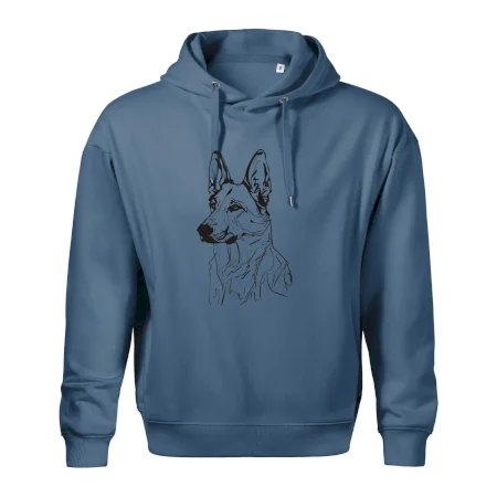 Německý ovčák černá kresba