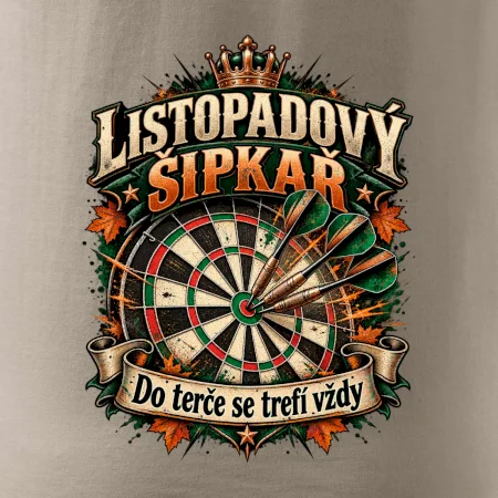 Listopadový šipkař mistr terče