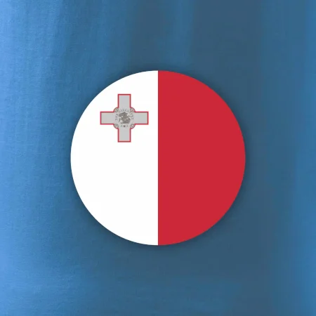 Vlajka Malta kulatá velká