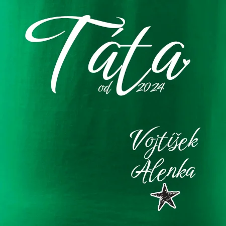 Táta od roku + jména dětí dole vlevo