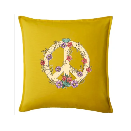 Peace symbol pískový