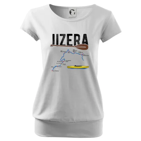 Mapa řeky Jizery