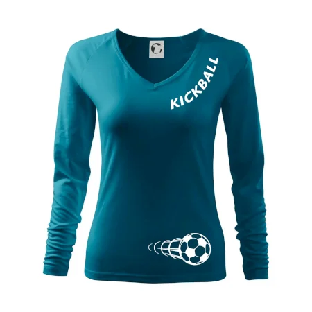 Kickball nápis šikmo