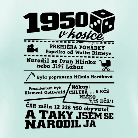 1950 v kostce