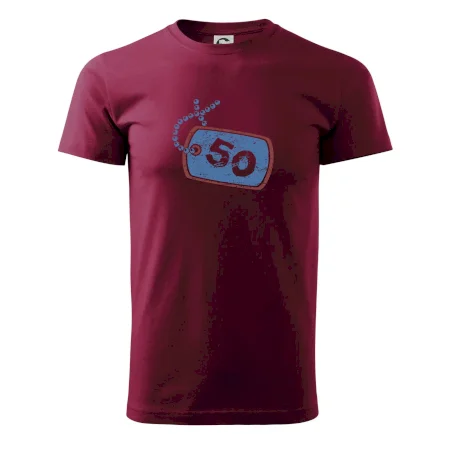 50 na krku štítek