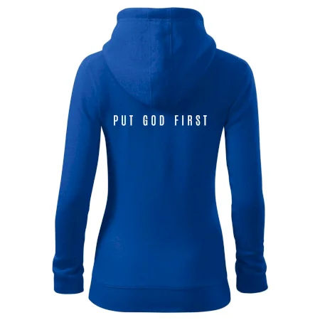 Put God first slabý nápis