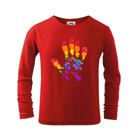 LGBT hand print