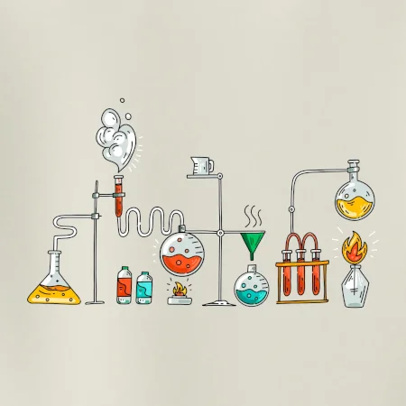 Chemická aparatura barevná