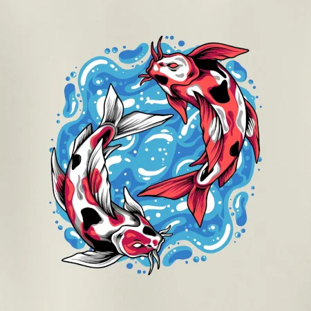 Yin & Yang Koi kapr - červený