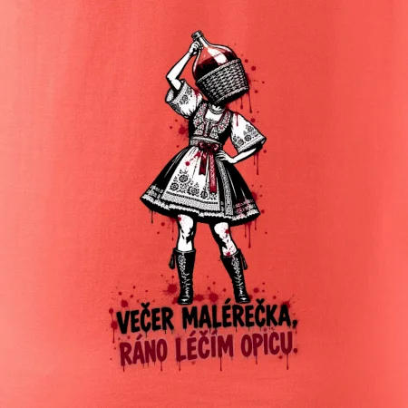 Streetart - Večer malérečka, ráno léčím opicu