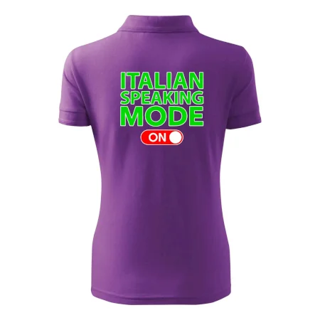 Italian speaking mode - ON