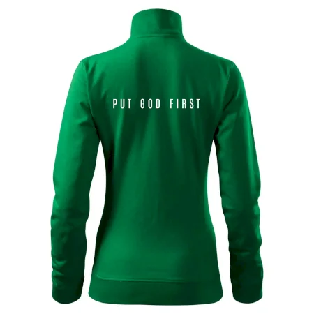 Put God first slabý nápis