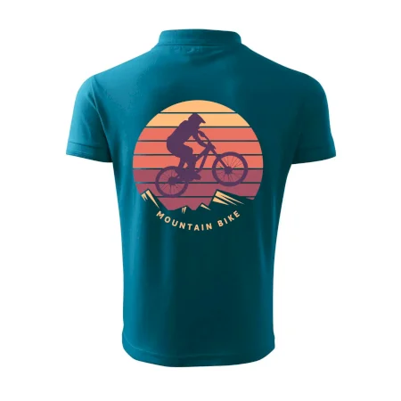 MTB barevné kolo západ slunce