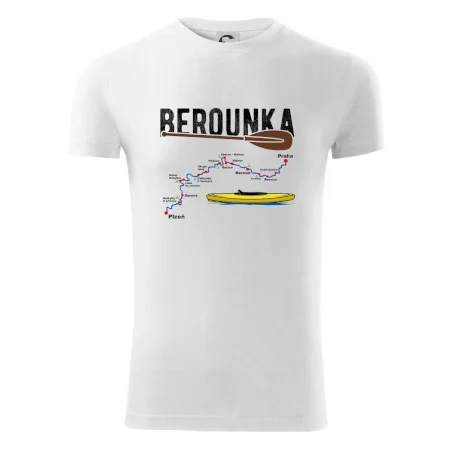 Mapa řeky Berounky