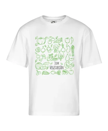 Jsem vegetarián - zelenina ve čtverci