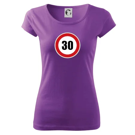 Dopravní značka - omezení rychlosti 30