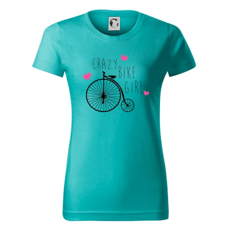 Crazy bike girl