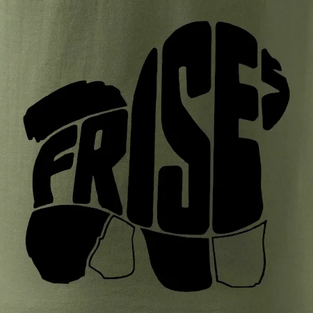 Bišonek - fries nápis v těle