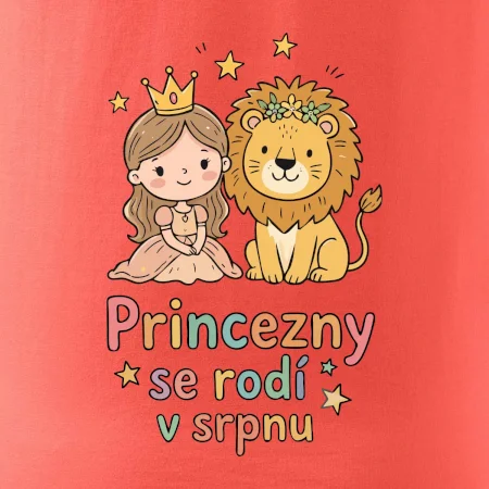 Dětský obrázek - princezny se rodí v srpnu