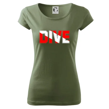 Dive nápis vlajka