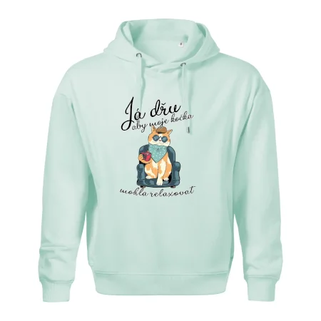 Já dřu, aby moje kočka mohla relaxovat