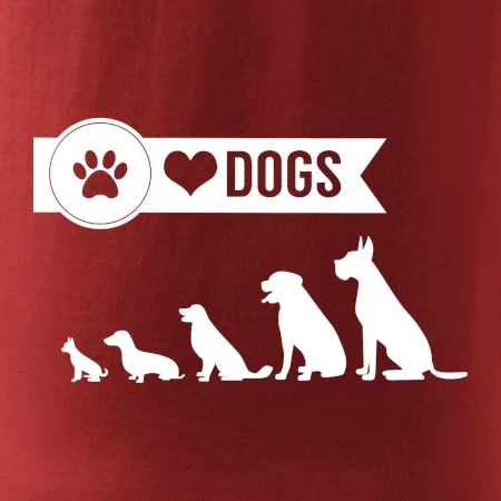 I love dogs - tlapka