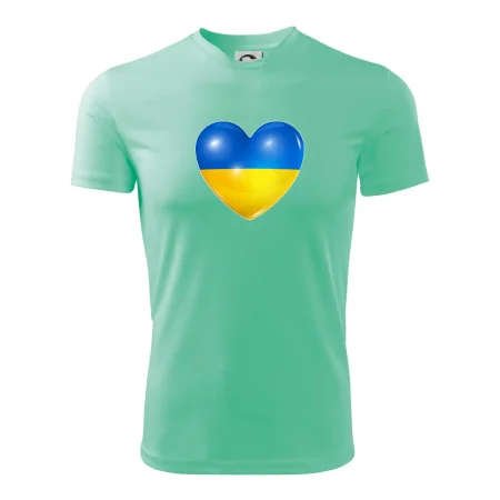 Ukrajina srdce vlajka