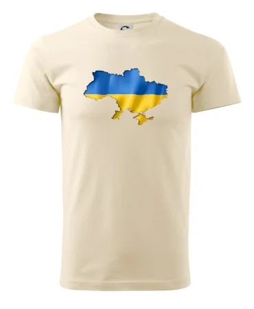 Ukrajina vlajka mapa