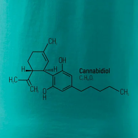 Molekulární struktura CBD (Canabidiol)