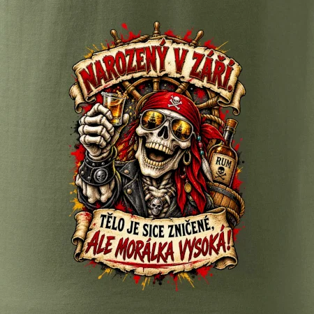 Narozený v září. tělo je sice zničené, ale morálka vysoká!