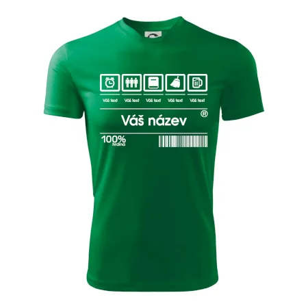 Čárový kód - Vlastní text