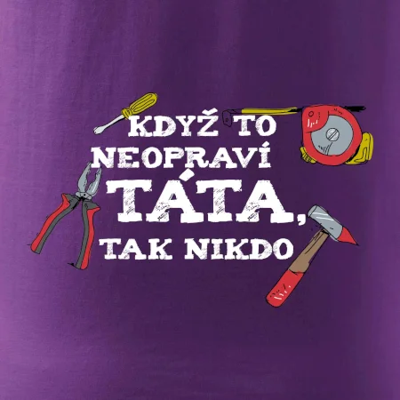 Když to neopraví táta, tak nikdo barevné