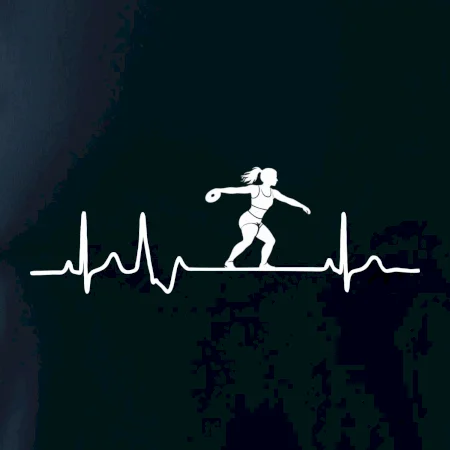 EKG hod diskem