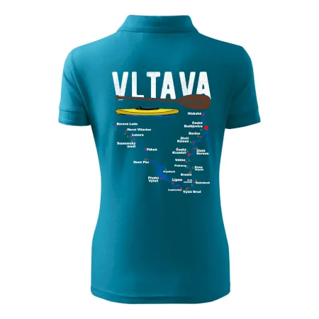 Mapa řeky Vltavy