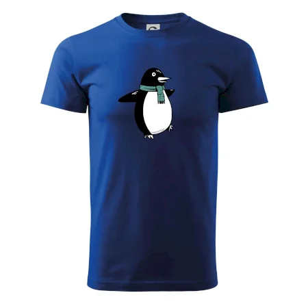 Tučňák se zelenou šálou