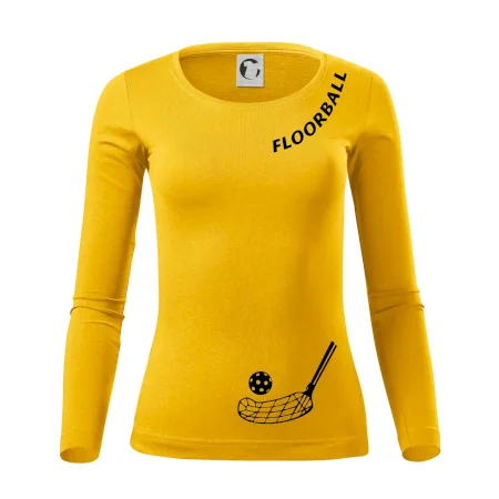 Floorball nápis šikmo