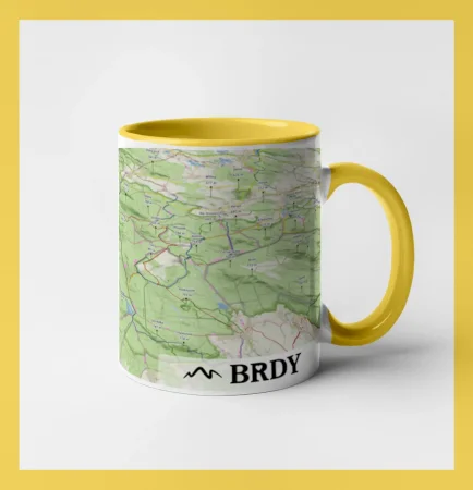 Hrnek - Brdy mapa