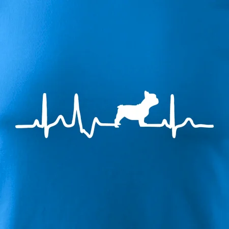 EKG Francouzský buldoček z boku