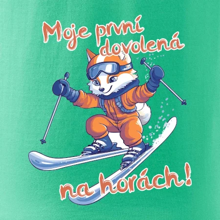 Moje první dovolená na horách oranžová liška