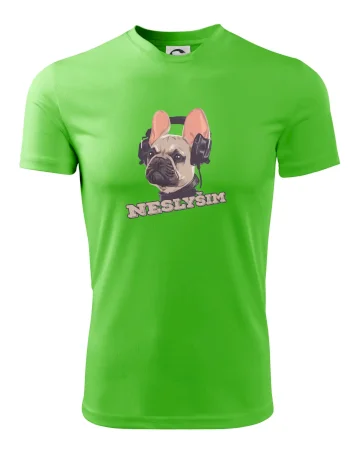 Francouzský buldoček neslyším