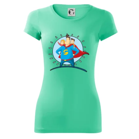 Táta superman - holka a kluk