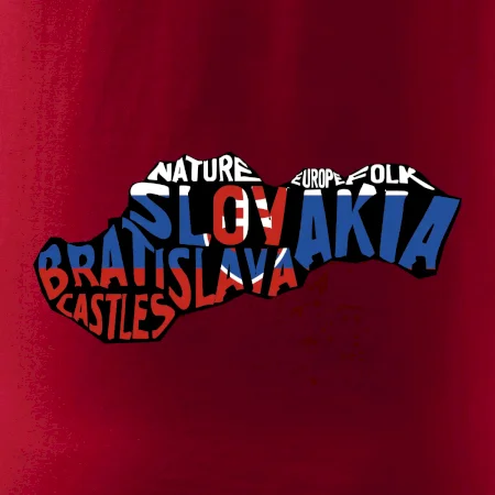 Mapy - názvy měst - Slovensko