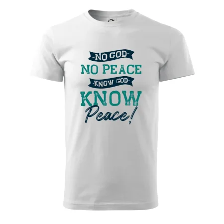 No God no peace, know god know peace
