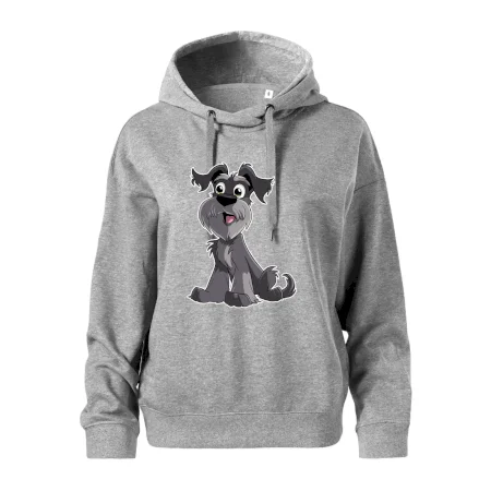 Knírač kreslený sedící