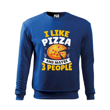 I like pizza and maybe 3 people