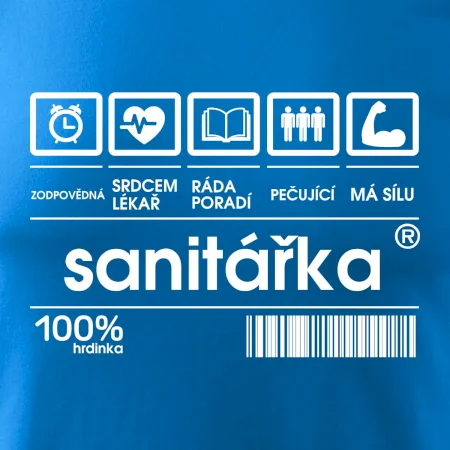 Čárový kód sanitářka