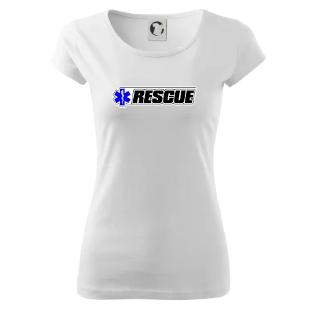 Záchranář rescue kříž modrý