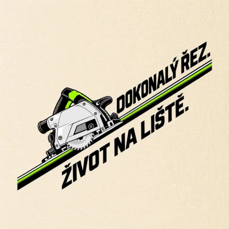 Dokonalý řez život na vodicí liště