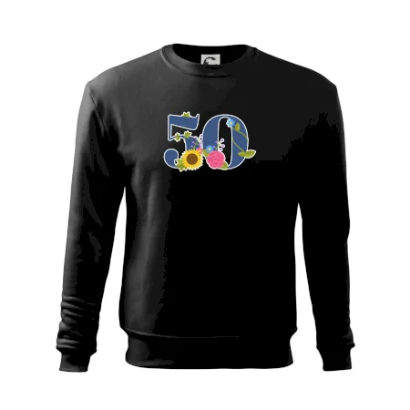 Květinové číslo kreslené - 50