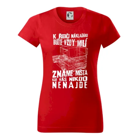 K řidiči náklaďáku buďte vždy milý